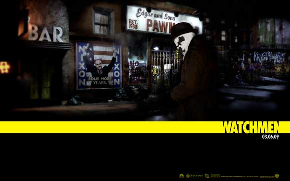 Watchmen Movie Poster Print featuring iconic design