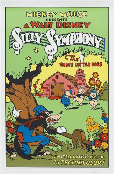 The Three Little Pigs Movie Poster Print - 11x17