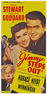 Pot o' Gold Movie Poster Print featuring classic film design.