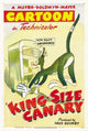 King-Size Canary Movie Poster Print featuring classic animation character