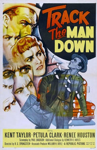 Track the Man Down Movie Poster showcasing cinematic artwork.