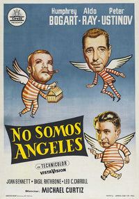 We're No Angels Movie Poster Print featuring vibrant artwork.