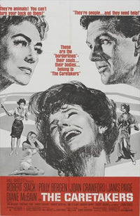 Caretakers Movie Poster Print featuring vibrant artwork