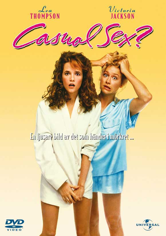 Casual Sex? Movie Poster Print featuring vibrant and humorous design.