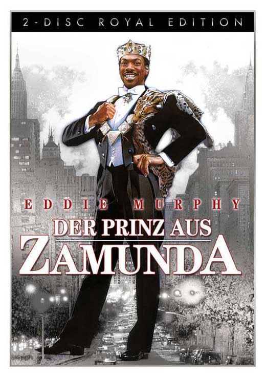 Coming to America Movie Poster Print featuring iconic scenes from the film.