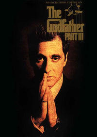 The Godfather Part 3 Movie Poster Print featuring iconic film imagery.