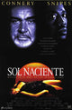 Rising Sun Movie Poster Print showcasing cinematic artwork.