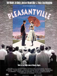 Pleasantville Movie Poster Print featuring classic film imagery.