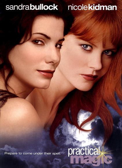 Practical Magic Movie Poster featuring enchanting imagery.