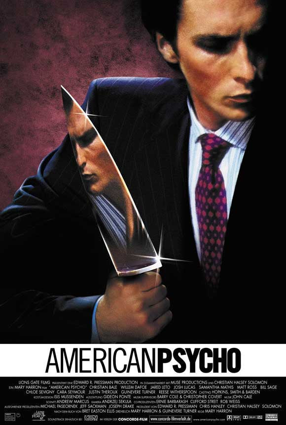 American Psycho Movie Poster Print - 27x40 inches