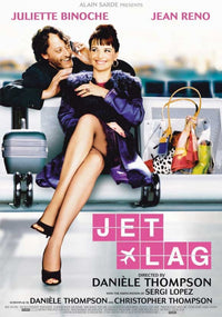 Jet Lag Movie Poster Print showcasing vibrant film visuals.