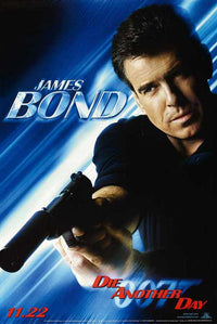 Die Another Day Movie Poster Print featuring James Bond action scene