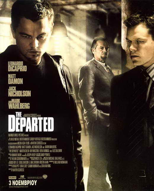 The Departed Movie Poster Print showcasing iconic film art.