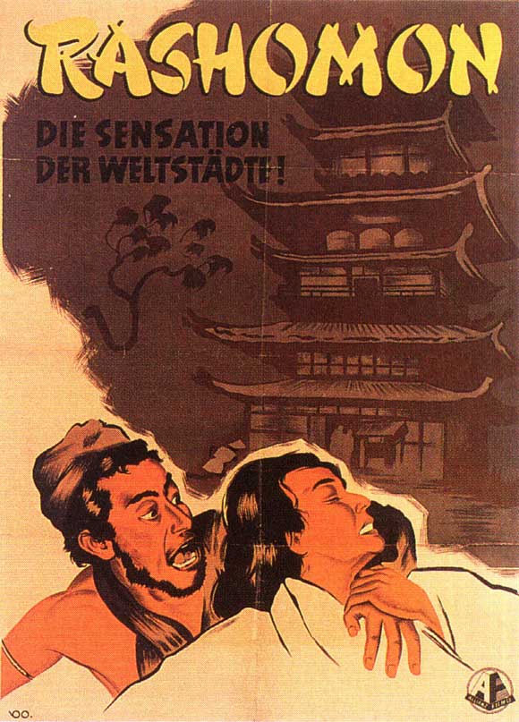 Rashomon Movie Poster Print showcasing classic film artwork.