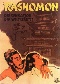 Rashomon Movie Poster Print showcasing classic film artwork.