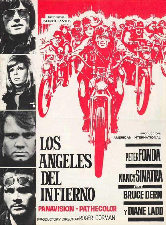 The Wild Angels Movie Poster Print showcasing classic 1960s motorcycle culture.