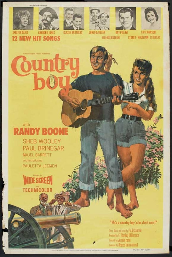 Country Boy Movie Poster featuring rustic and cinematic themes.