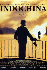 Indochine Movie Poster Print featuring vibrant colors and cinematic details.