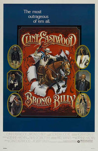 Bronco Billy Movie Poster Print featuring classic western theme.