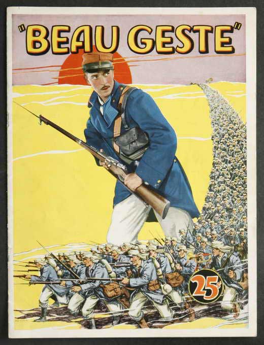 Beau Geste Movie Poster Print featuring classic film art.