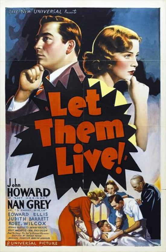 Let Them Live Movie Poster Print showcasing the film's captivating artwork.