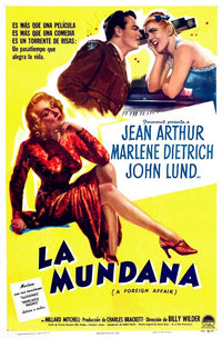 A Foreign Affair Movie Poster Print showcasing classic cinema art.