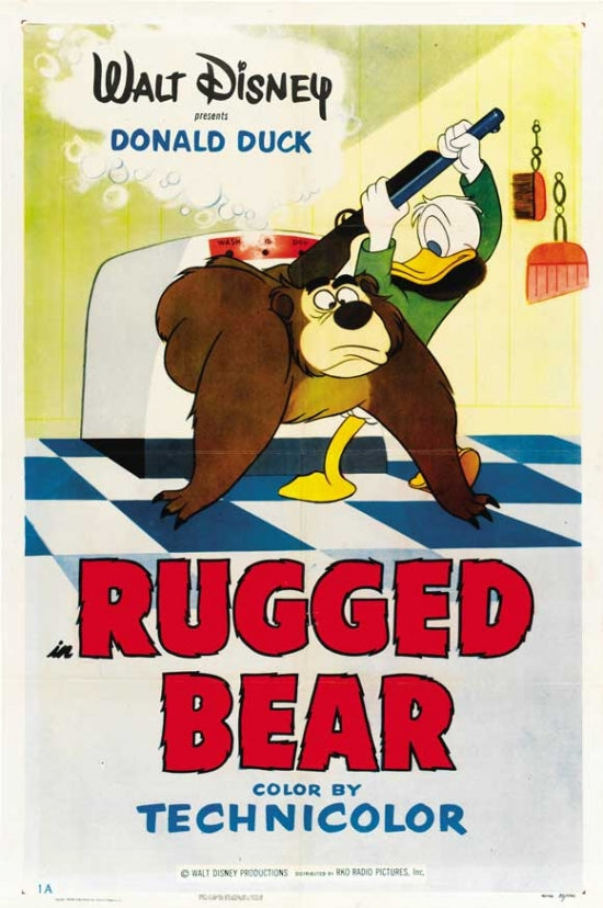 Rugged Bear Movie Poster Print showcasing the wild beauty of nature.