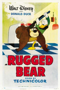 Rugged Bear Movie Poster Print showcasing the wild beauty of nature.