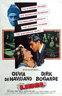 Libel Movie Poster Print showcasing vibrant imagery and classic cinematic design.