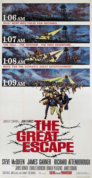 The Great Escape Movie Poster Print showcasing a classic film theme.
