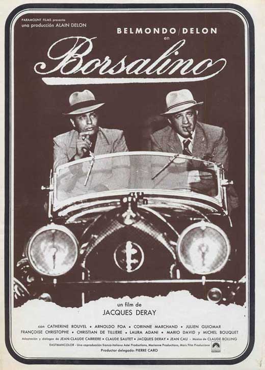 Borsalino Movie Poster Print showcasing classic film design.