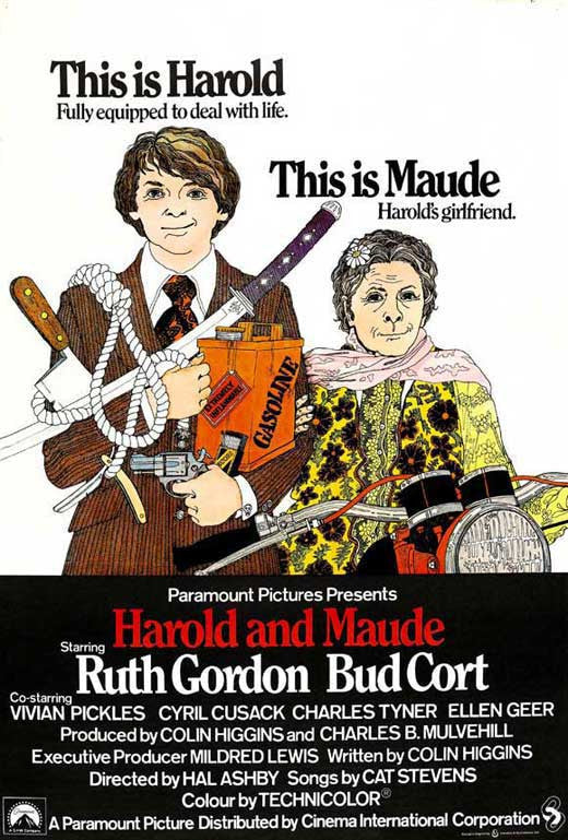 Harold and Maude Movie Poster Print (11 x 17) - Pop Culture Graphics