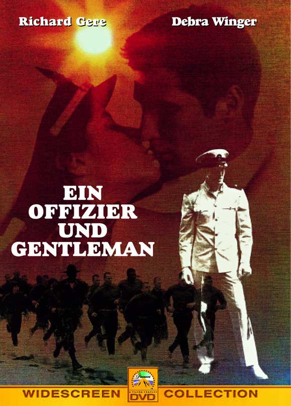 An Officer and a Gentleman Movie Poster Print showcasing classic cinema art.