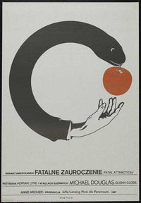 Fatal Attraction Movie Poster Print featuring dramatic imagery.