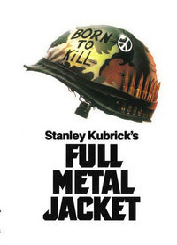 Full Metal Jacket Movie Poster Print showcasing iconic film imagery.