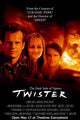 Twister Movie Poster Print featuring storm chasers and dramatic visuals.
