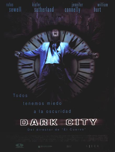 Dark City Movie Poster Print showcasing cinematic atmosphere and intrigue.