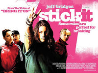 Stick It Movie Poster Print - vibrant gymnastics artwork