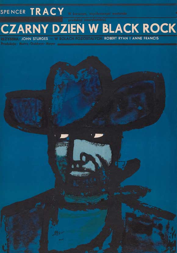 Bad Day at Black Rock Movie Poster Print showcasing classic cinema art.
