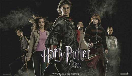 Harry Potter Goblet of Fire Movie Poster Print showcasing magical scenes.