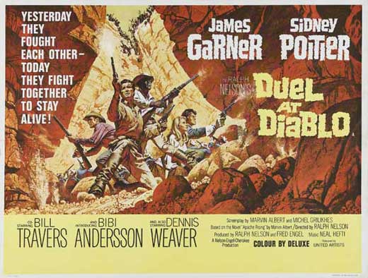 Duel at Diablo Movie Poster Print showcasing Wild West drama.