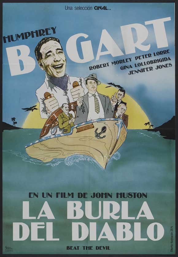 Beat the Devil Movie Poster Print featuring classic cinema artwork.