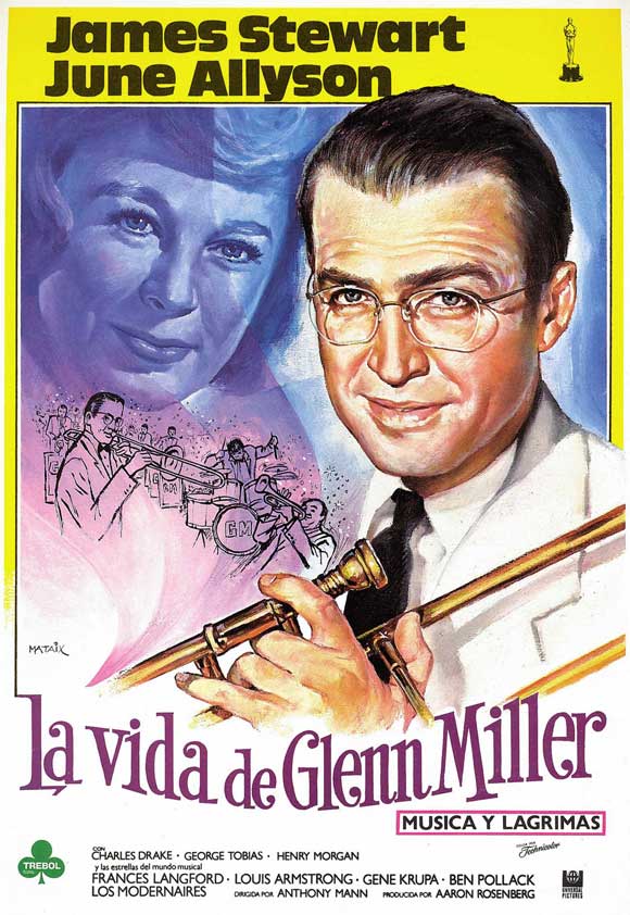 The Glenn Miller Story Movie Poster Print showcasing classic film art.