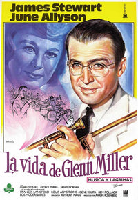 The Glenn Miller Story Movie Poster Print showcasing classic film art.