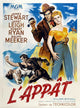 The Naked Spur Movie Poster Print showcasing classic cinema art.