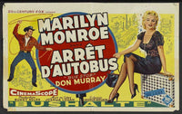 Bus Stop Movie Poster Print showcasing classic cinema art.