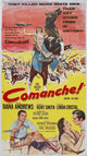 Comanche movie poster print showcasing vibrant imagery.