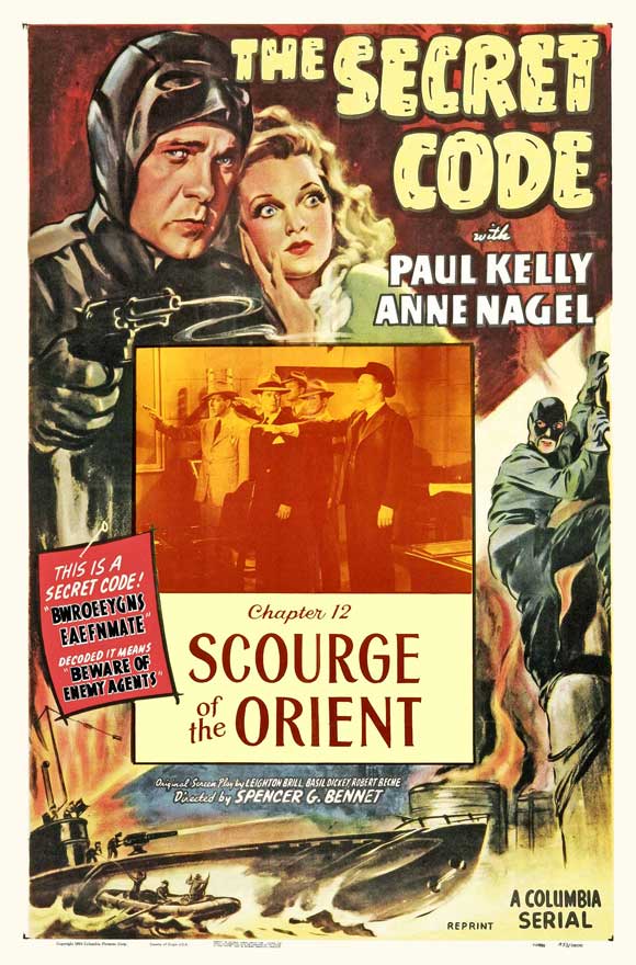 The Secret Code Movie Poster Print featuring mystery and intrigue.