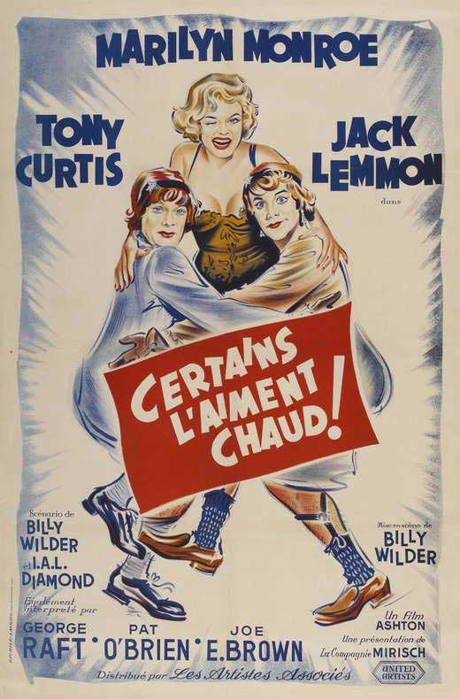 Some Like It Hot Movie Poster Print - 11 x 17