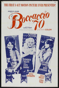 Boccaccio '70 Movie Poster Print showcasing classic film art